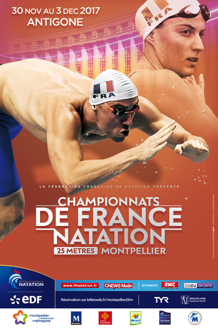 Championnats de France 2017 en petit-bassin à Montpellier