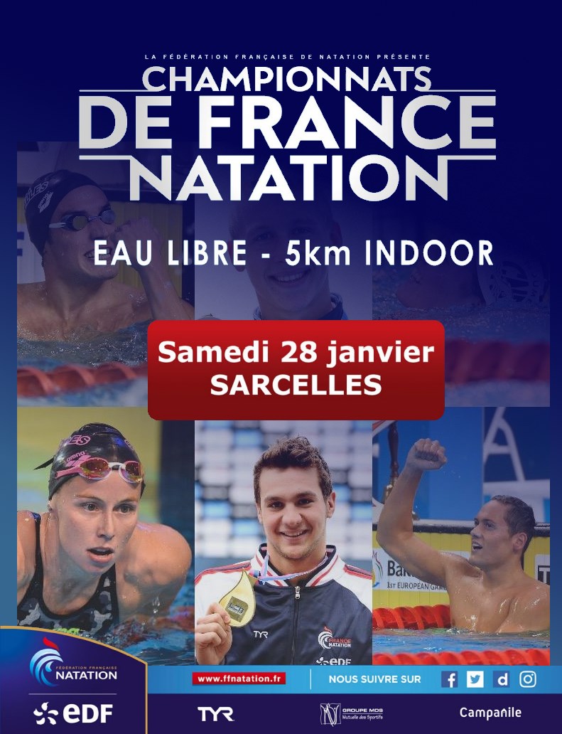 Championnats de France Indoor d'Eau-Libre 2017 à Sarcelles